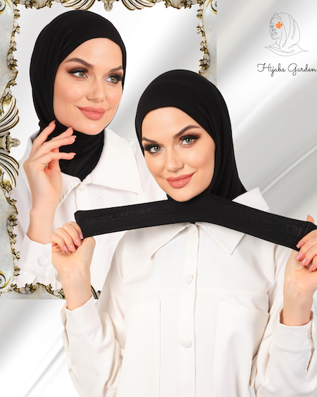 حجاب عملي قطني لون الوردي