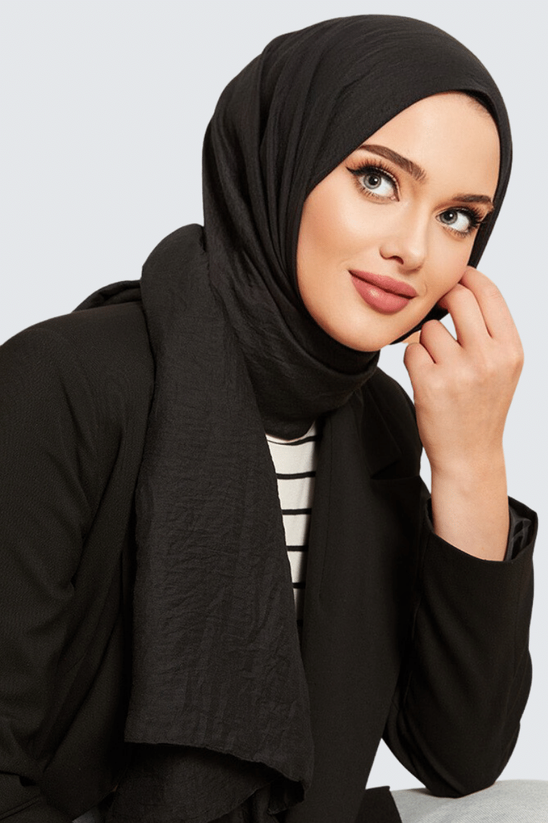 Natural Cotton Shawl Off White