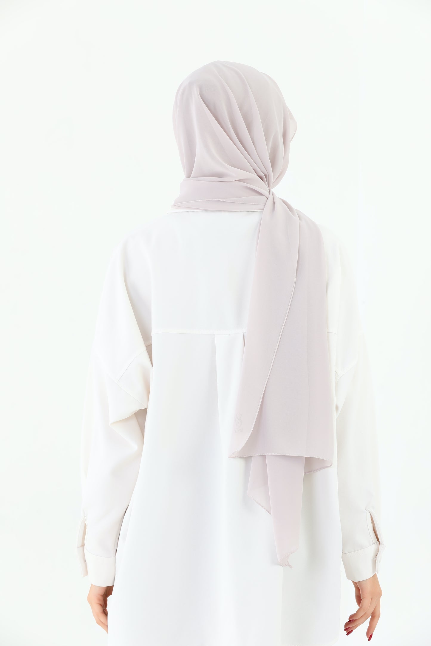 Soft Lila Practical Chiffon Hijab