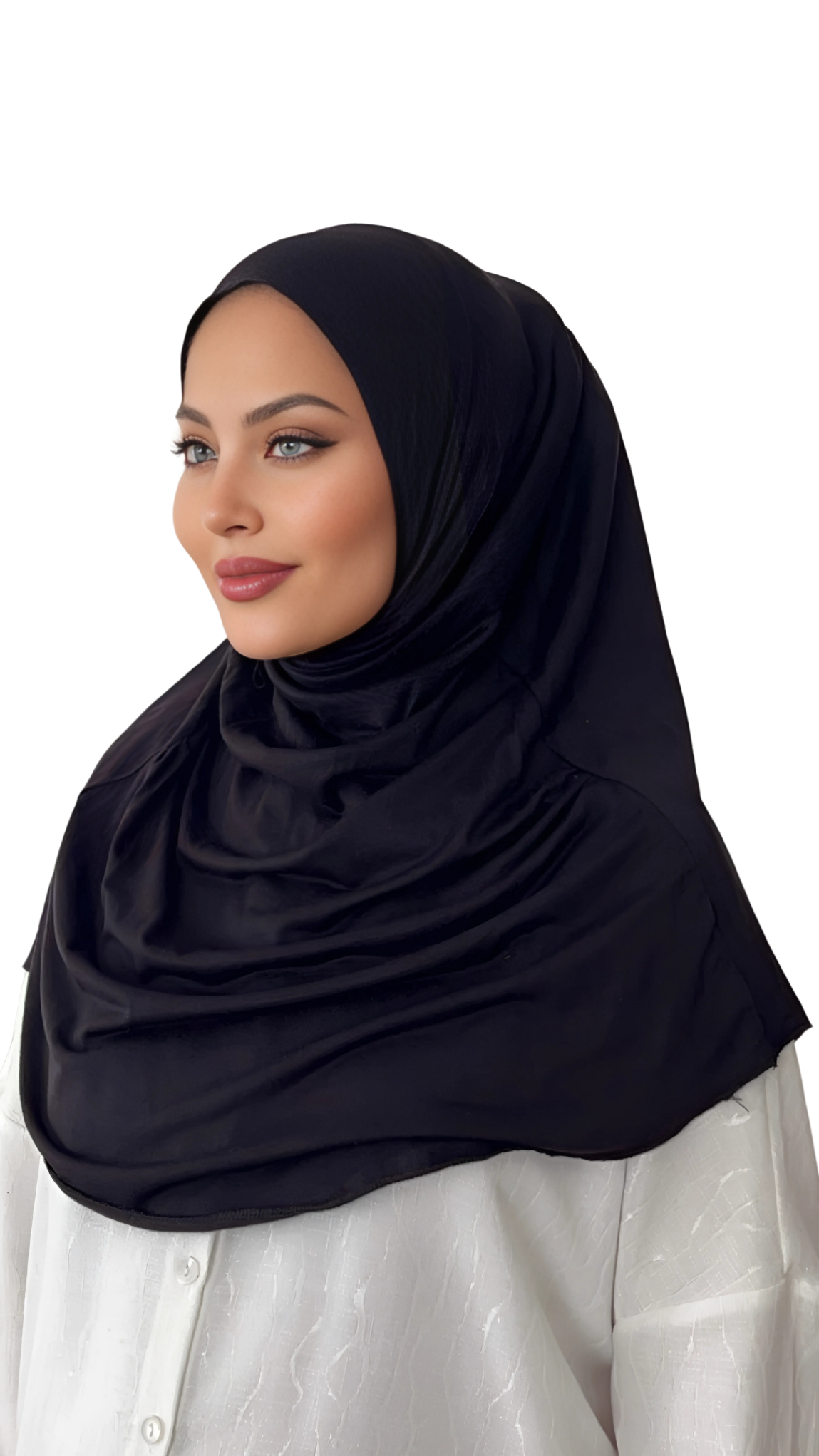 One Piece Amira Hijab-Black