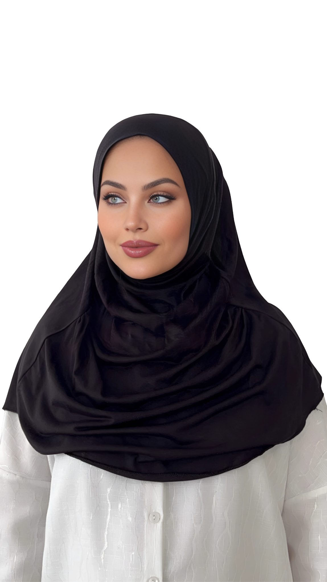 One Piece Amira Hijab-Black