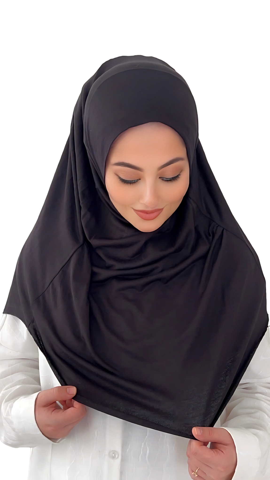 One Piece Amira Hijab-Black