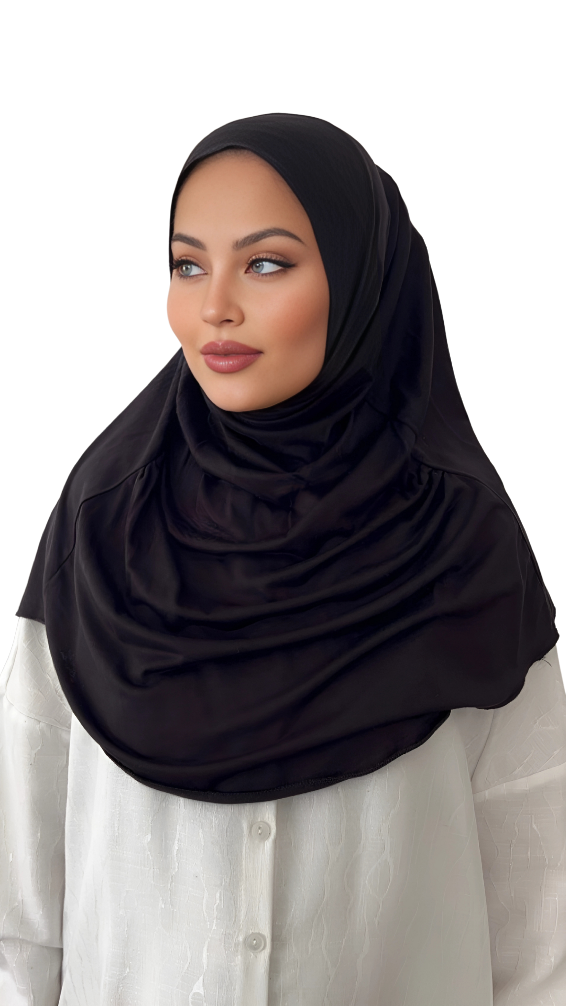 One Piece Amira Hijab-Black