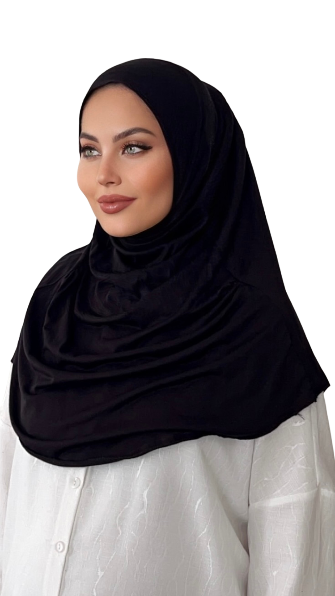 One Piece Amira Hijab-Black