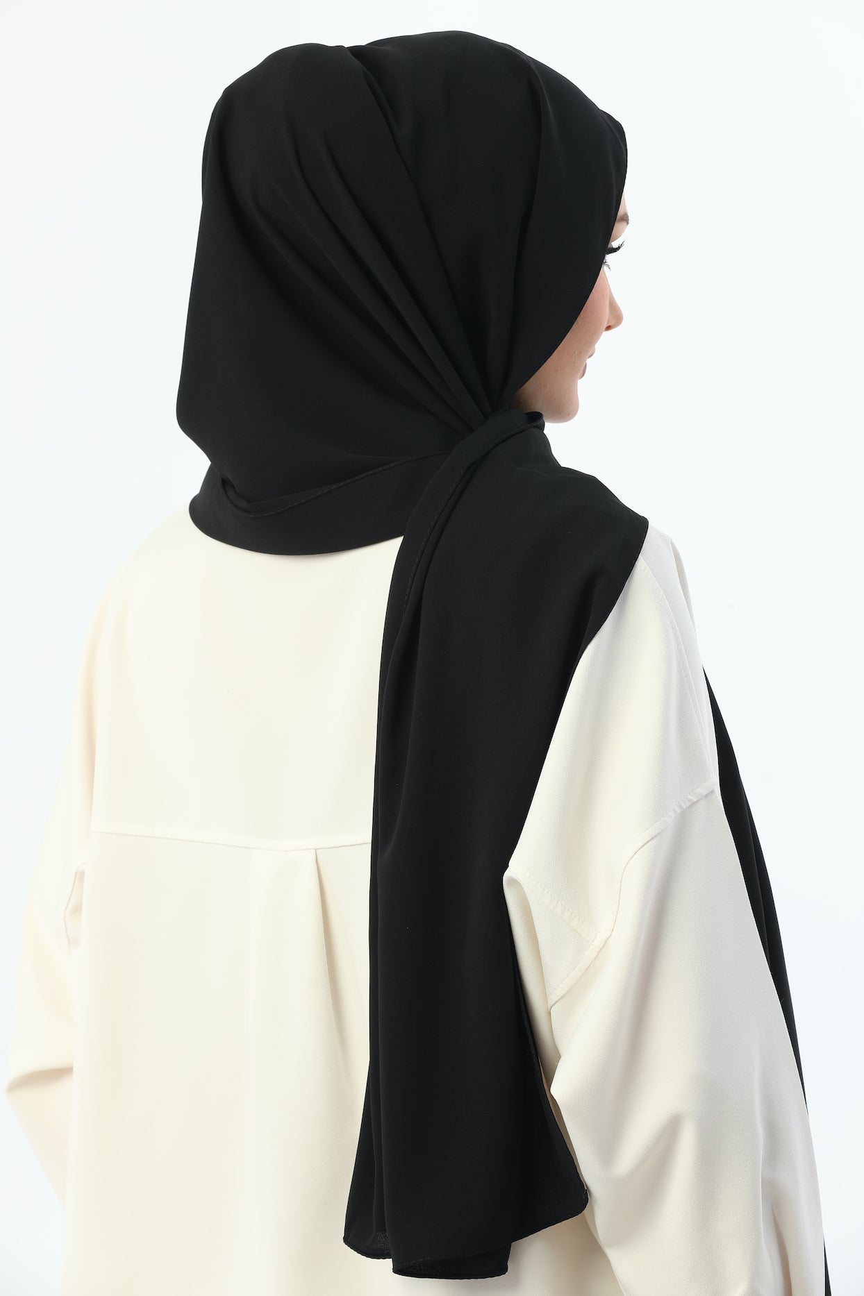 Black Instant Medina Silk