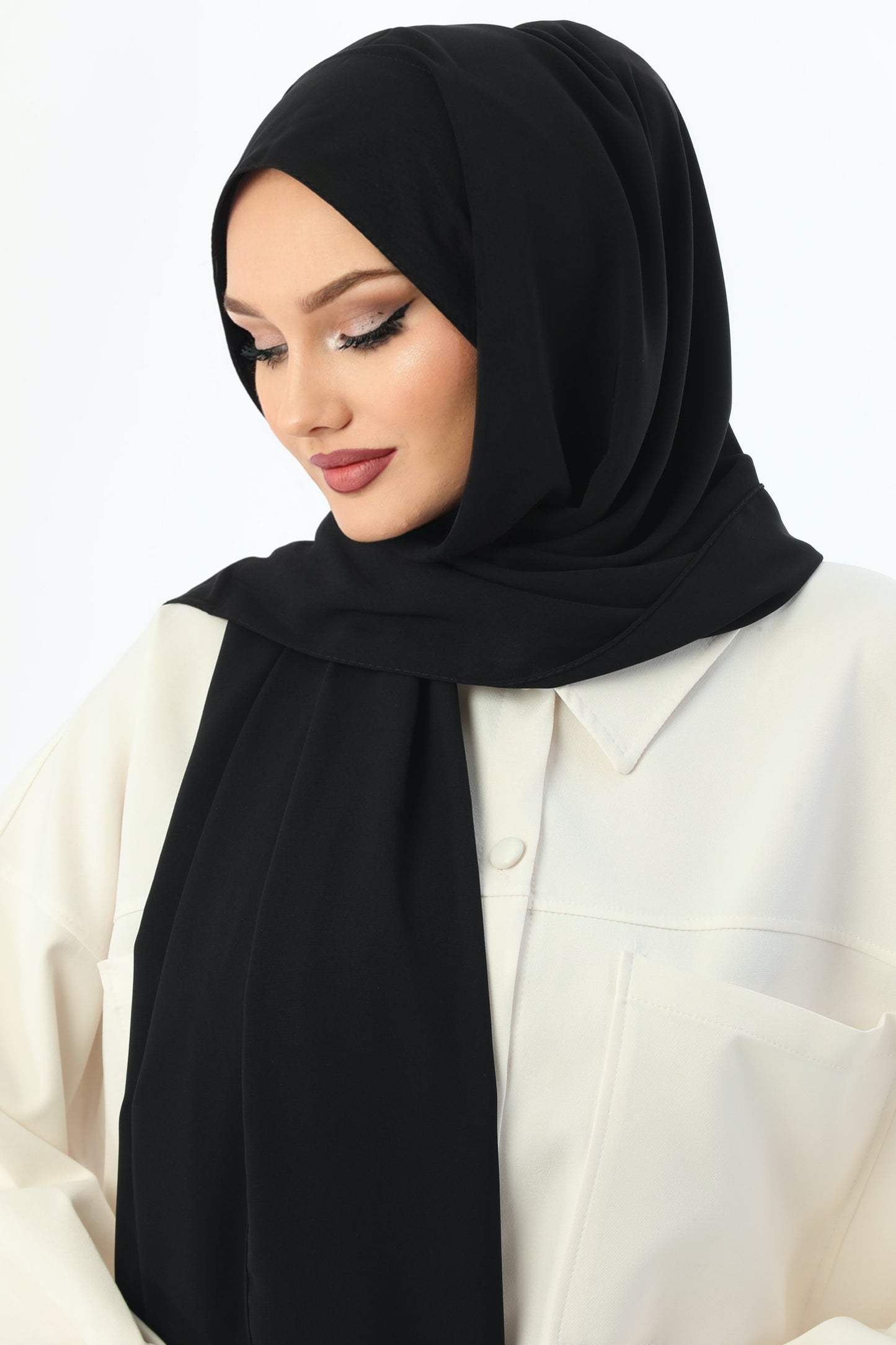 Black Instant Medina Silk