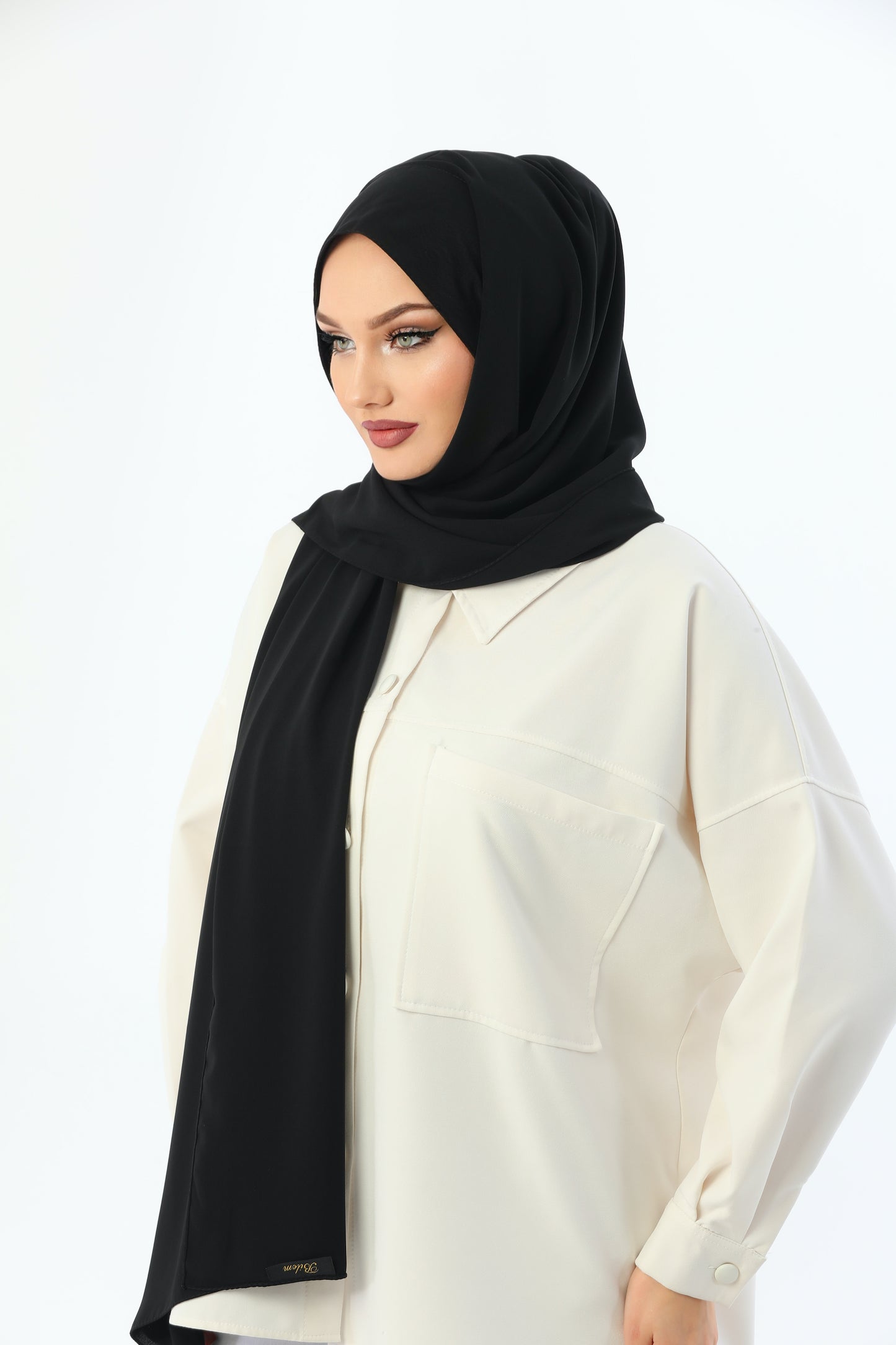 Black Instant Medina Silk