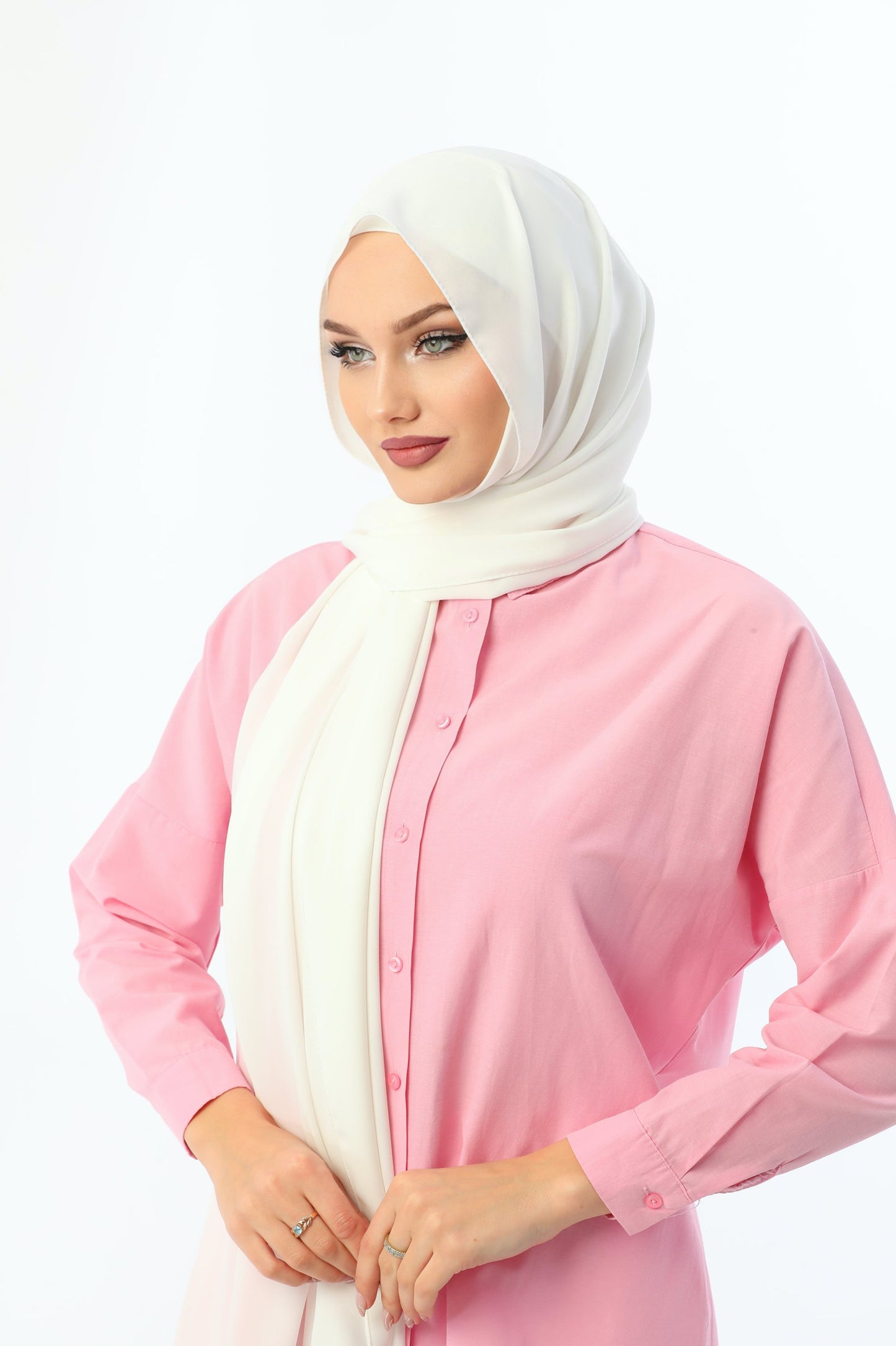 Dusty Pink Instant Medina Silk