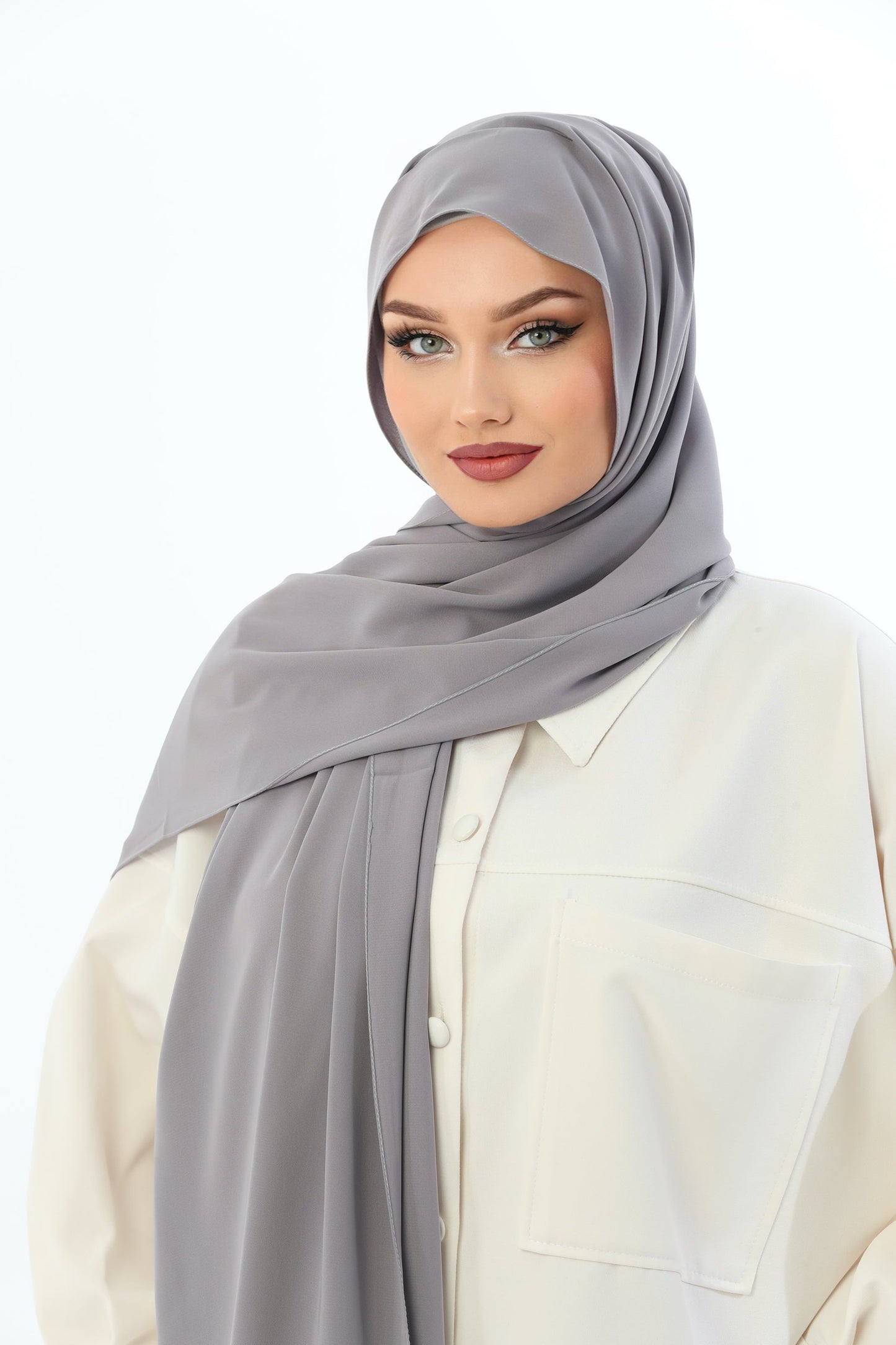 Grey Instant Medina Silk