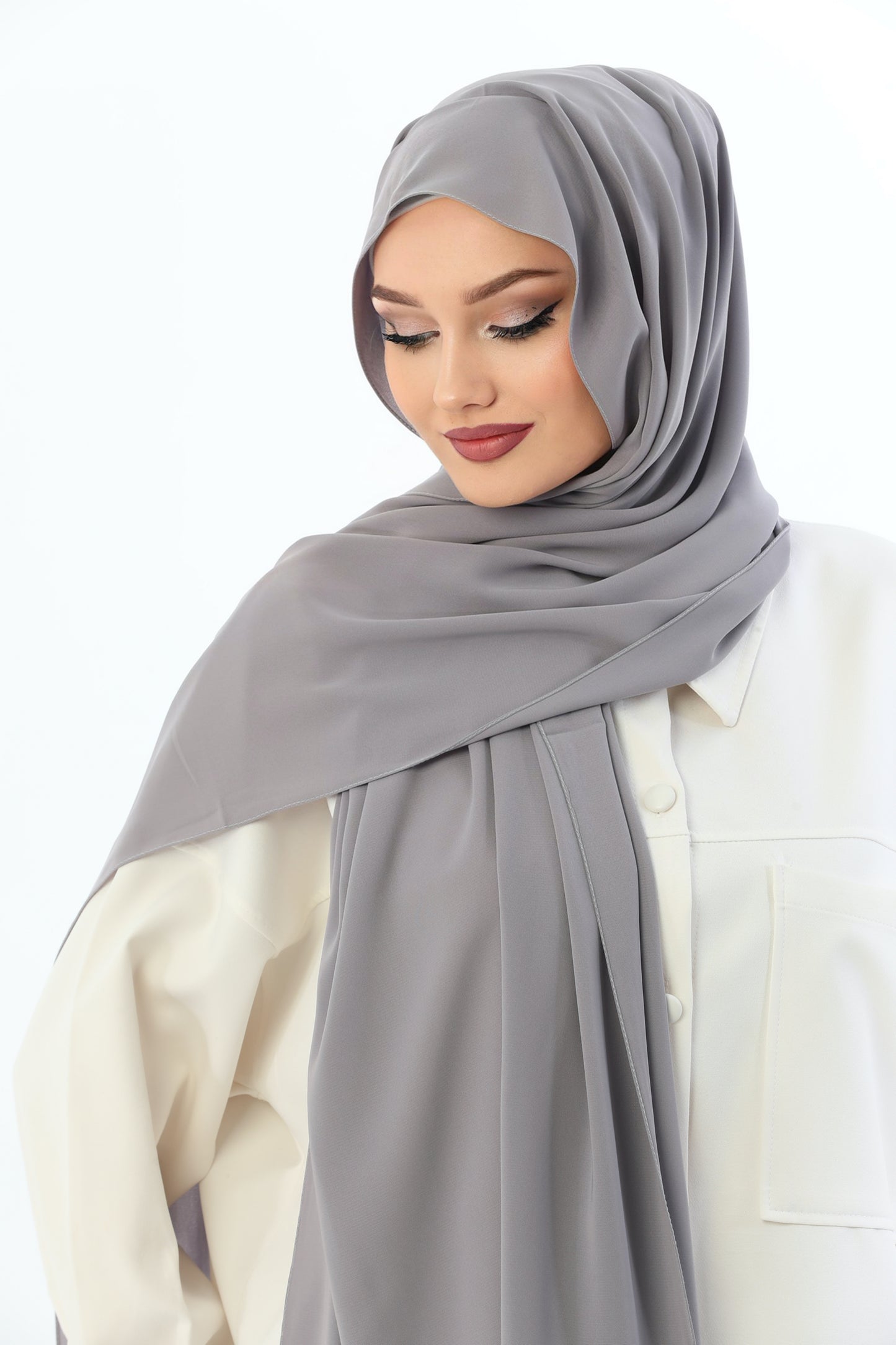 Grey Instant Medina Silk