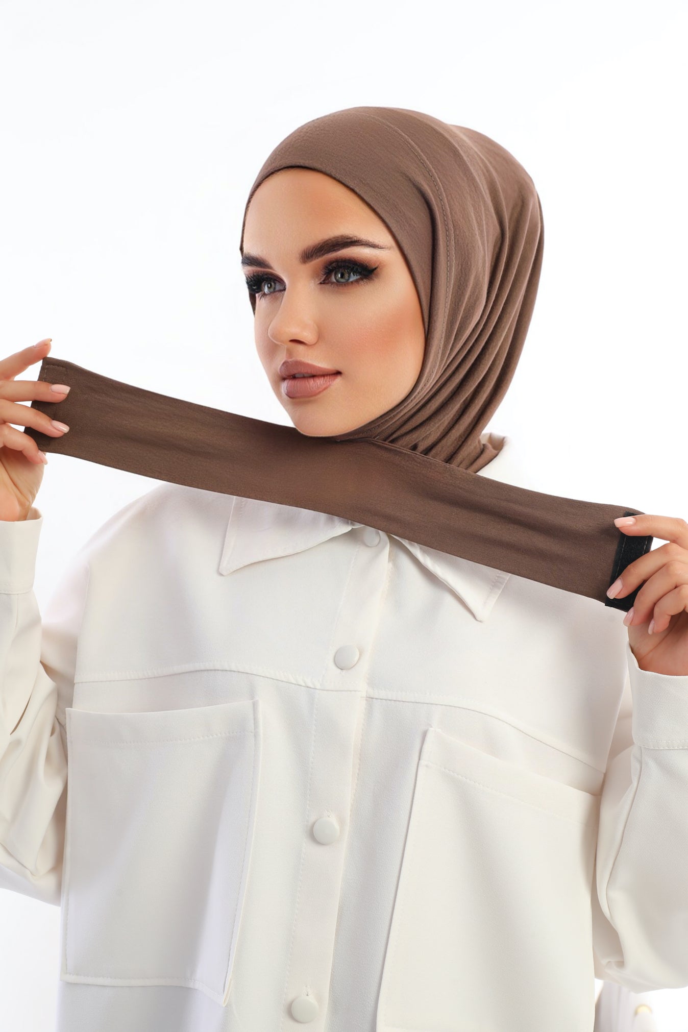 Tree Bark Practical Jersey Hijab