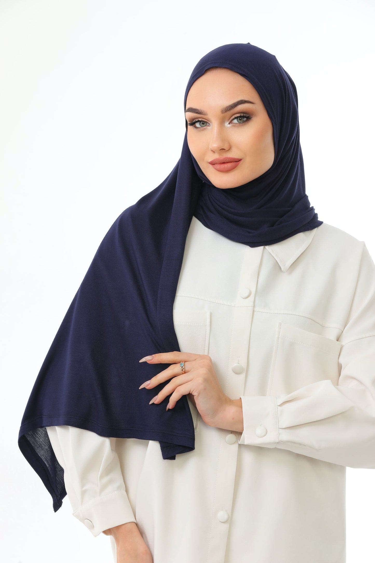 Long Vizon Practical Jersey Hijab