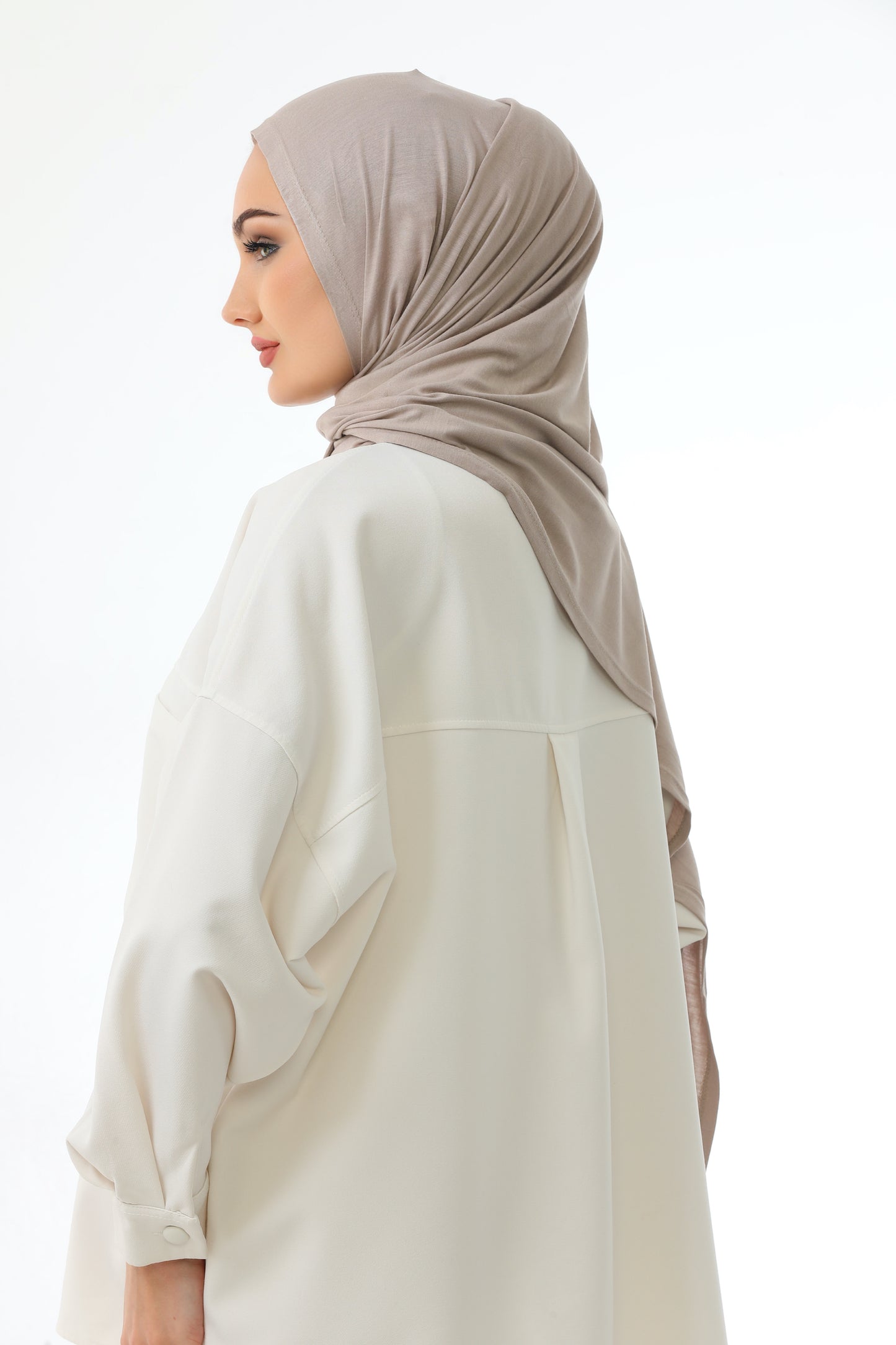 Long Stone Practical Jersey Hijab