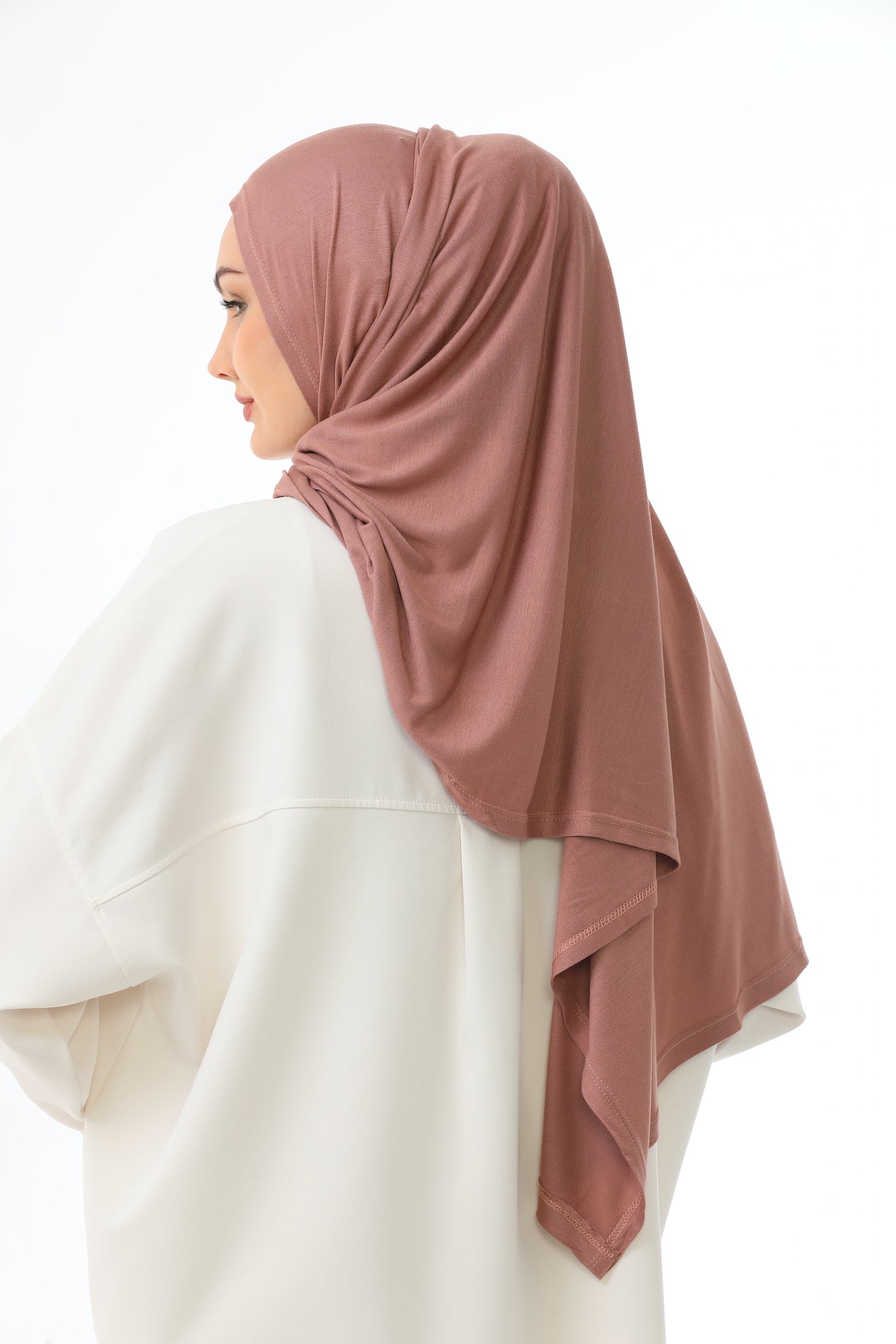 Long Light Lilac Practical Jersey Hijab