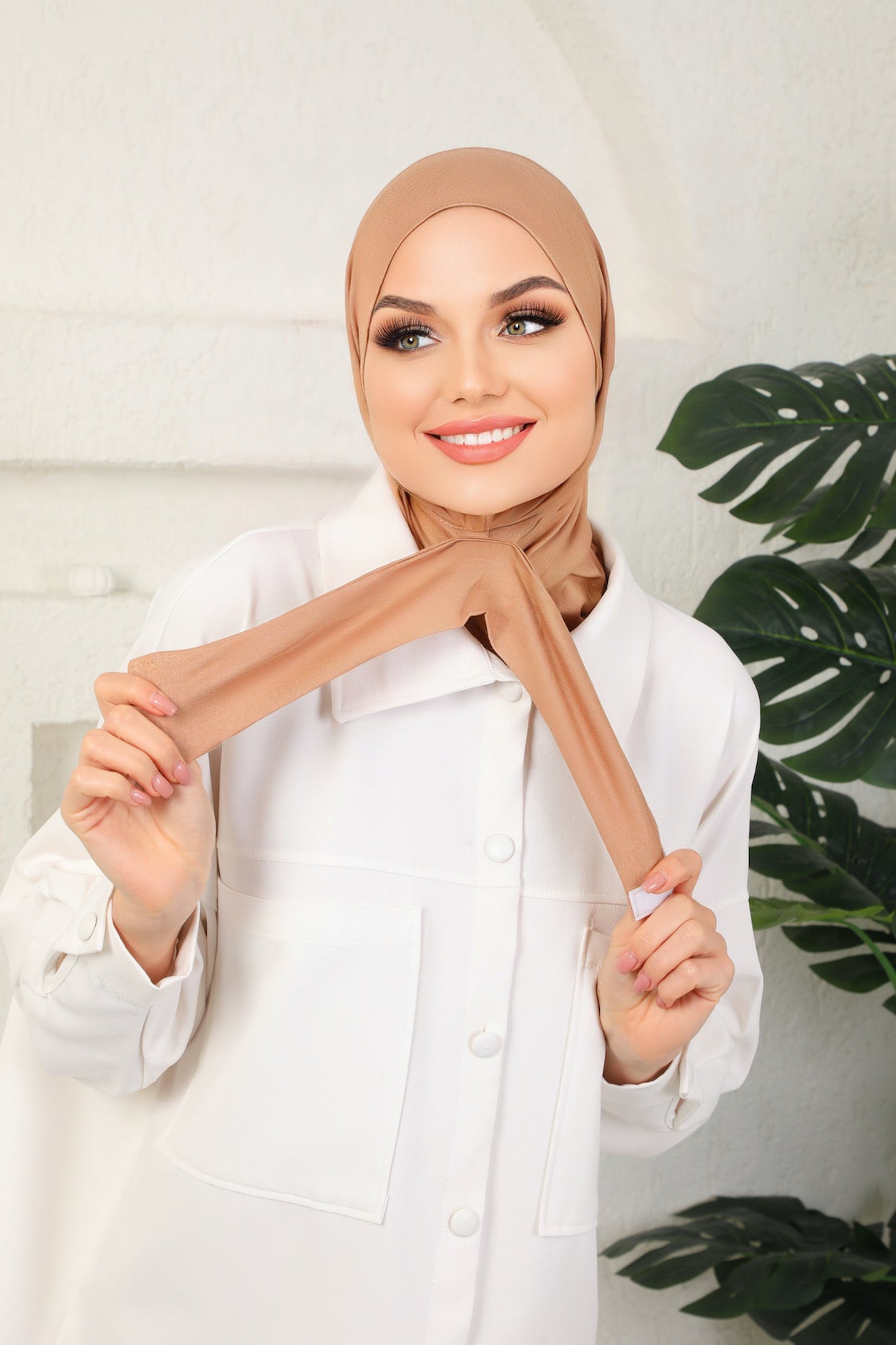 Aprikot Instant Jersey Hijab