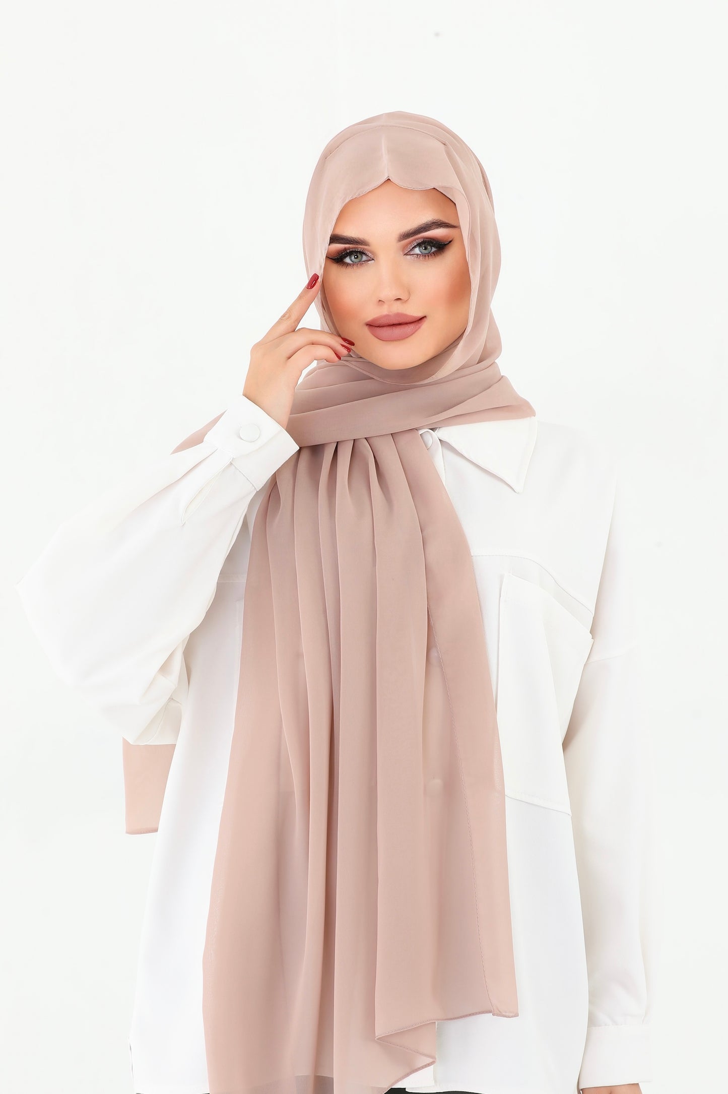 Light Lilac Instant Chiffon Hijab