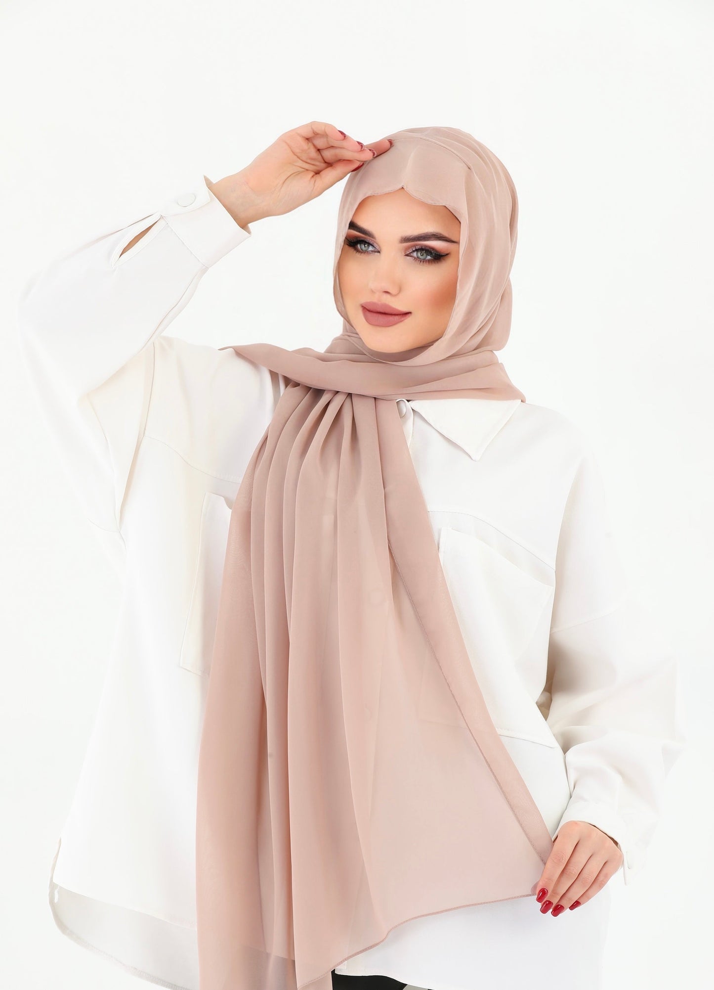 Lilac Color Instant Chiffon Hijab