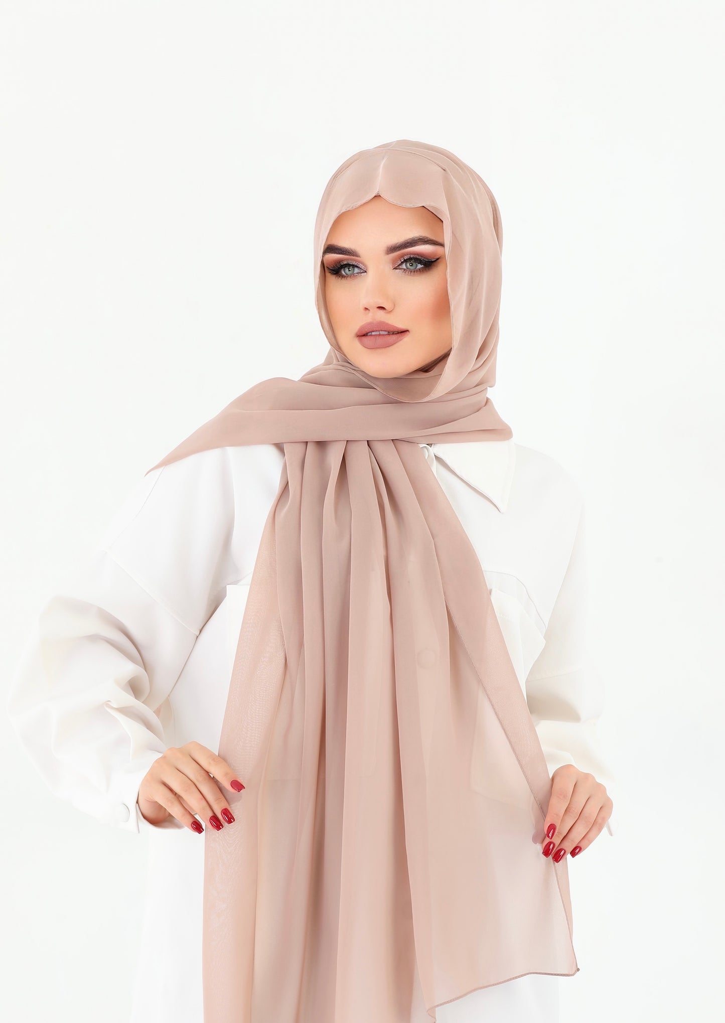 Light Lilac Instant Chiffon Hijab