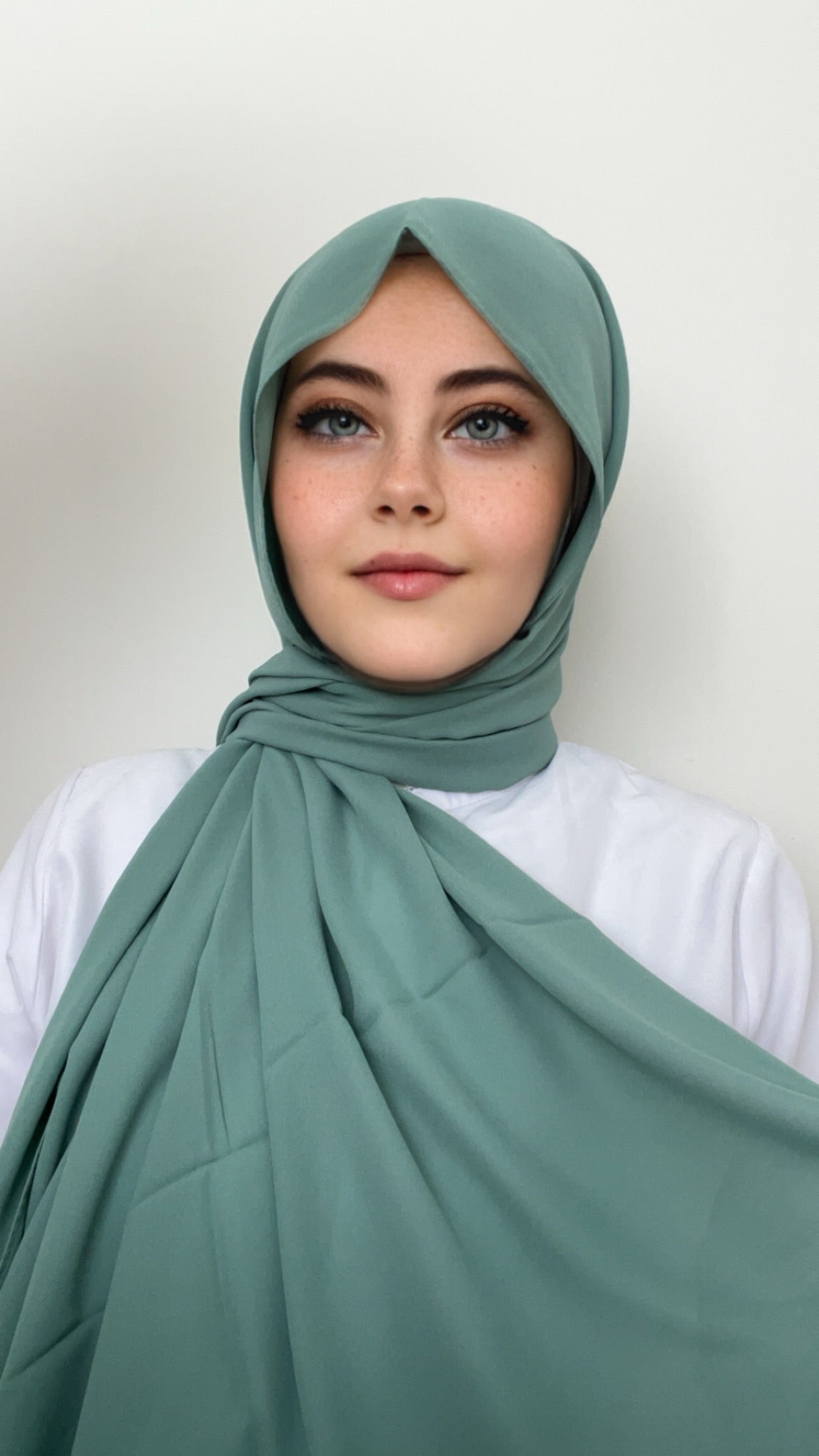 Practical Crepe Hijab- Antrasit