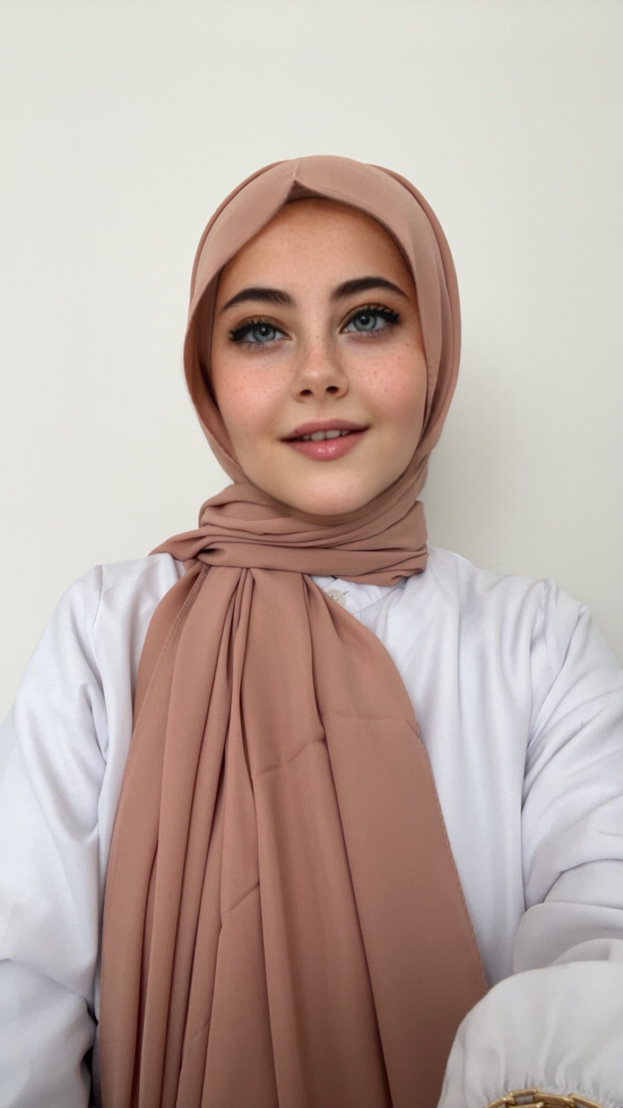 Practical Crepe Hijab-Light Grey