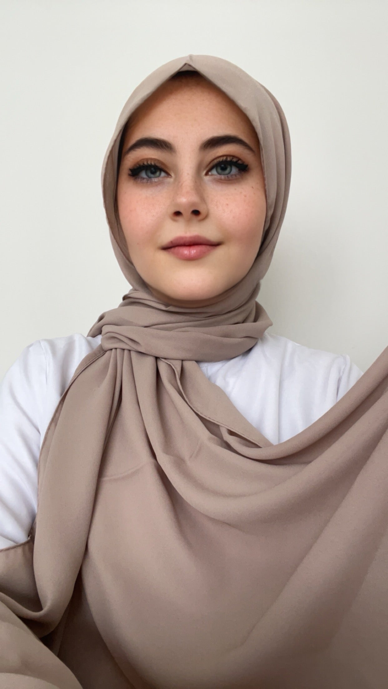 Practical Crepe Hijab- White