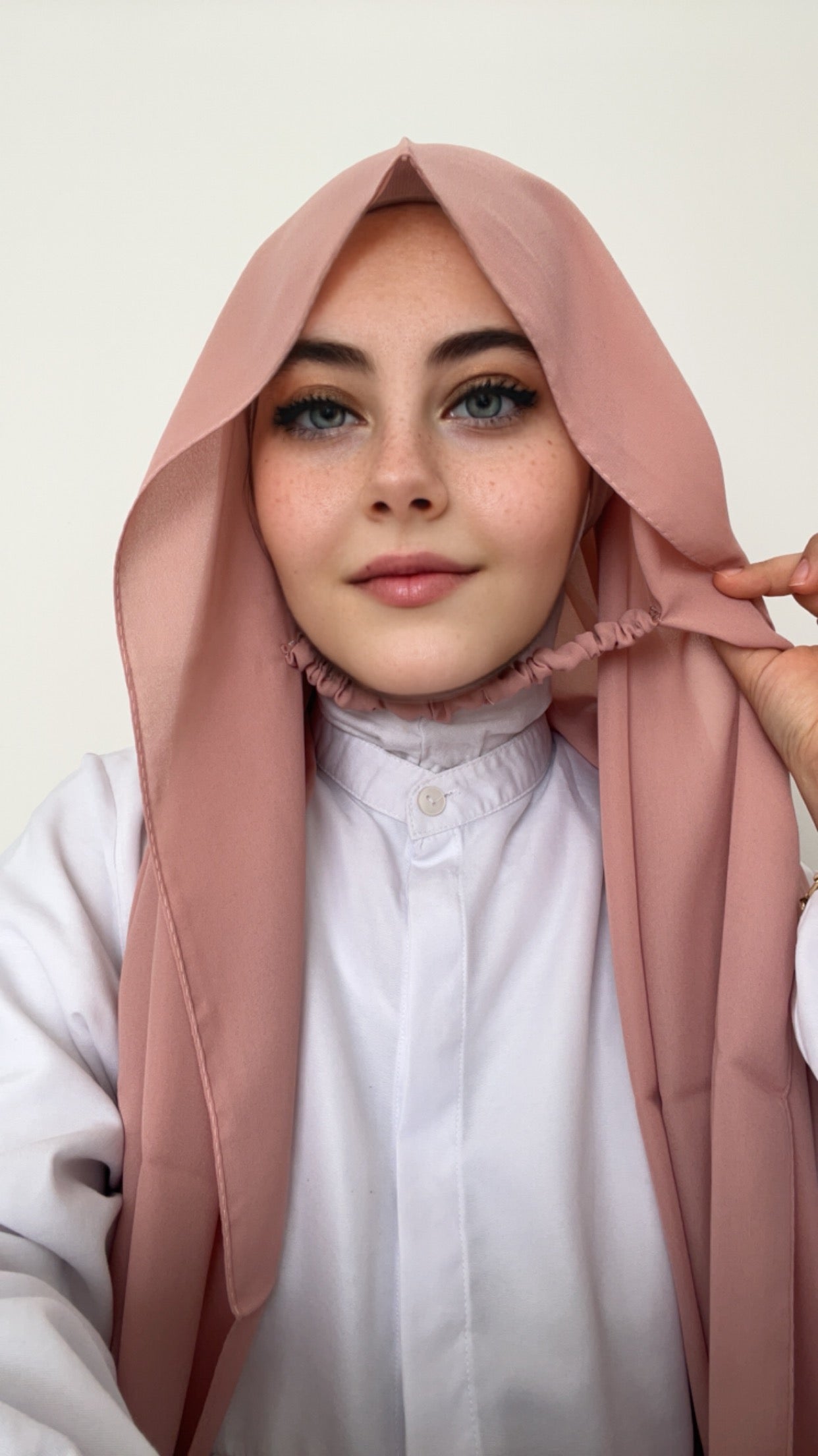 Practical Crepe Hijab- Pink