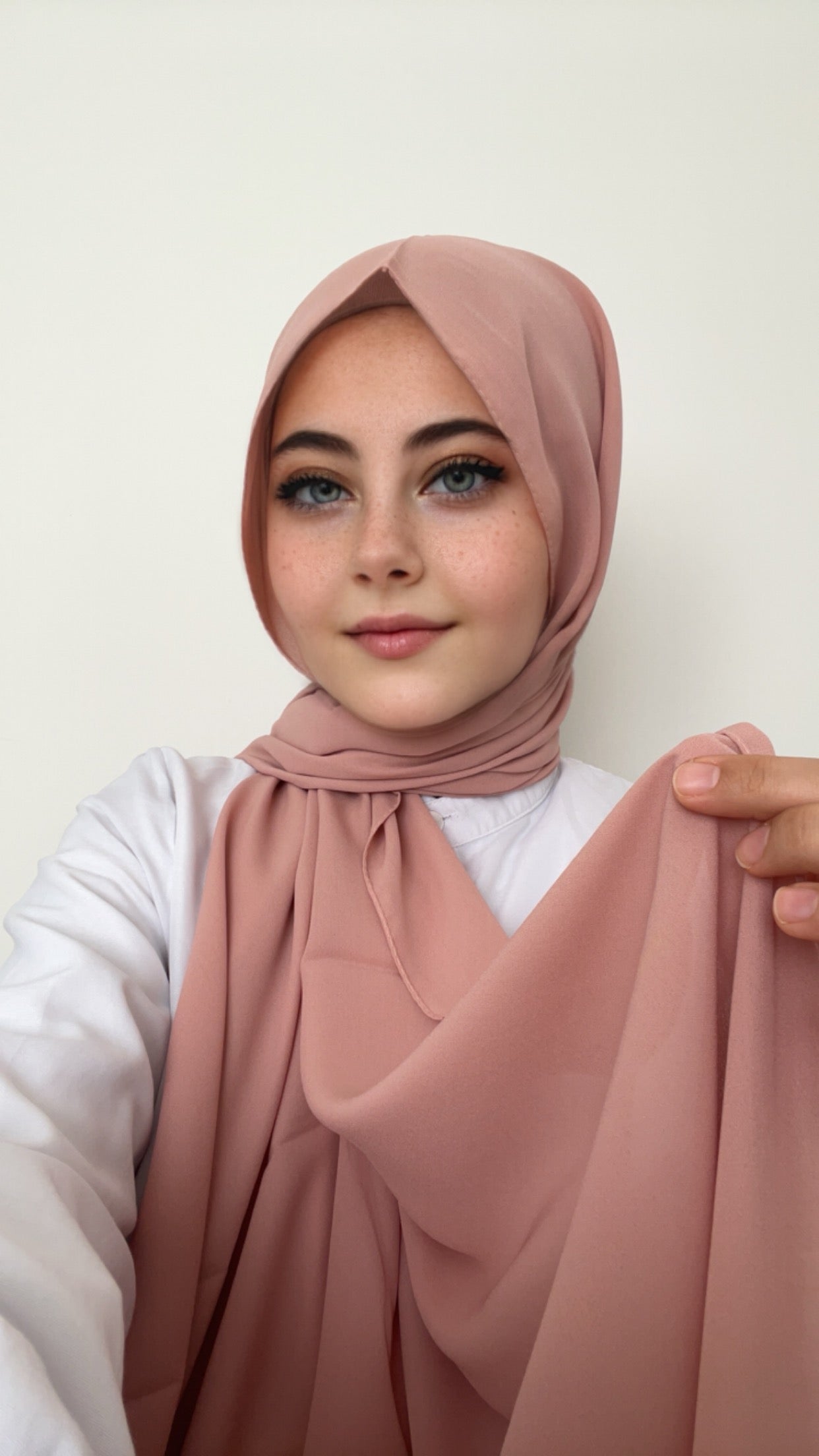 Practical Crepe Hijab- Khaki