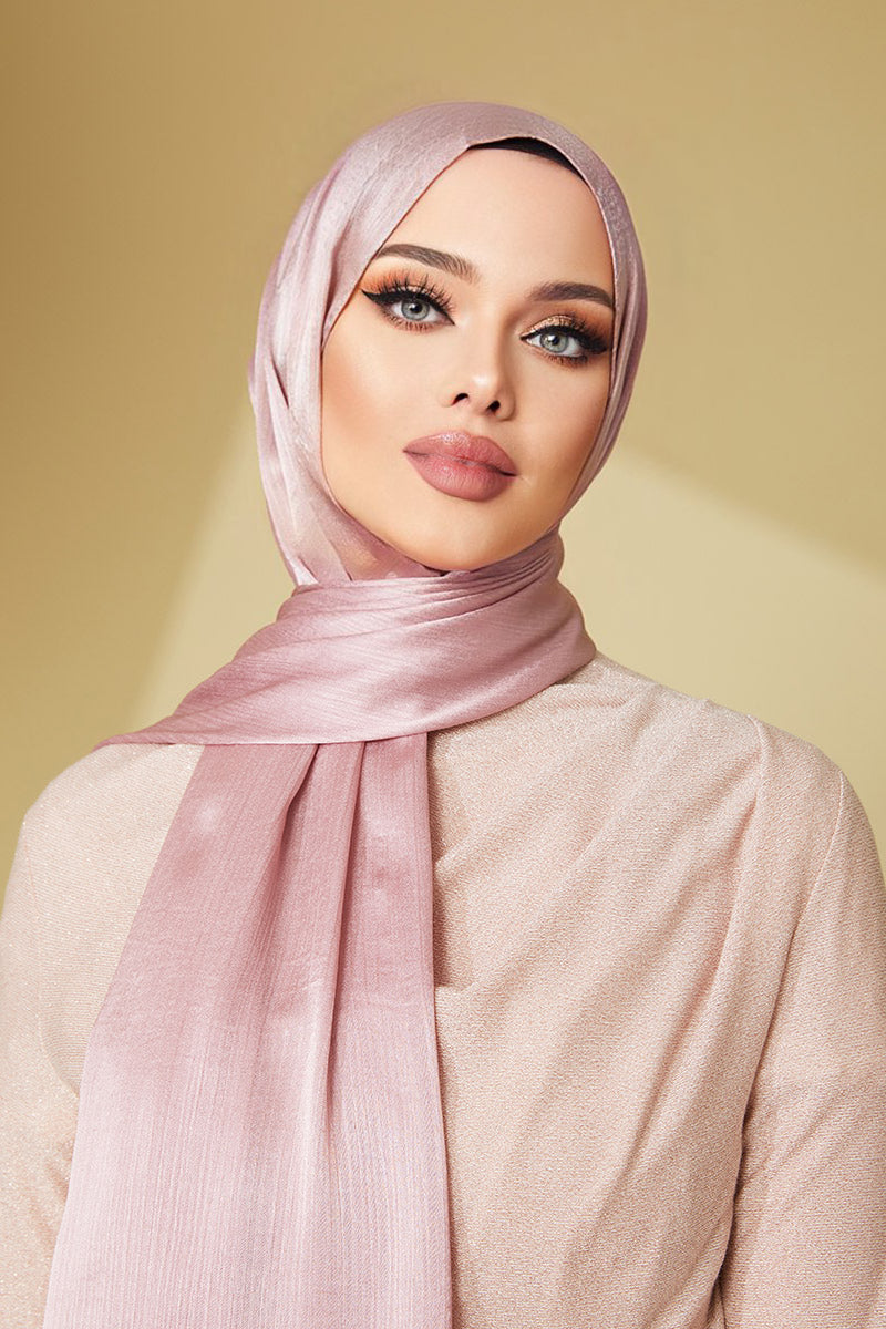 Janjan Chiffon Shawl Pink