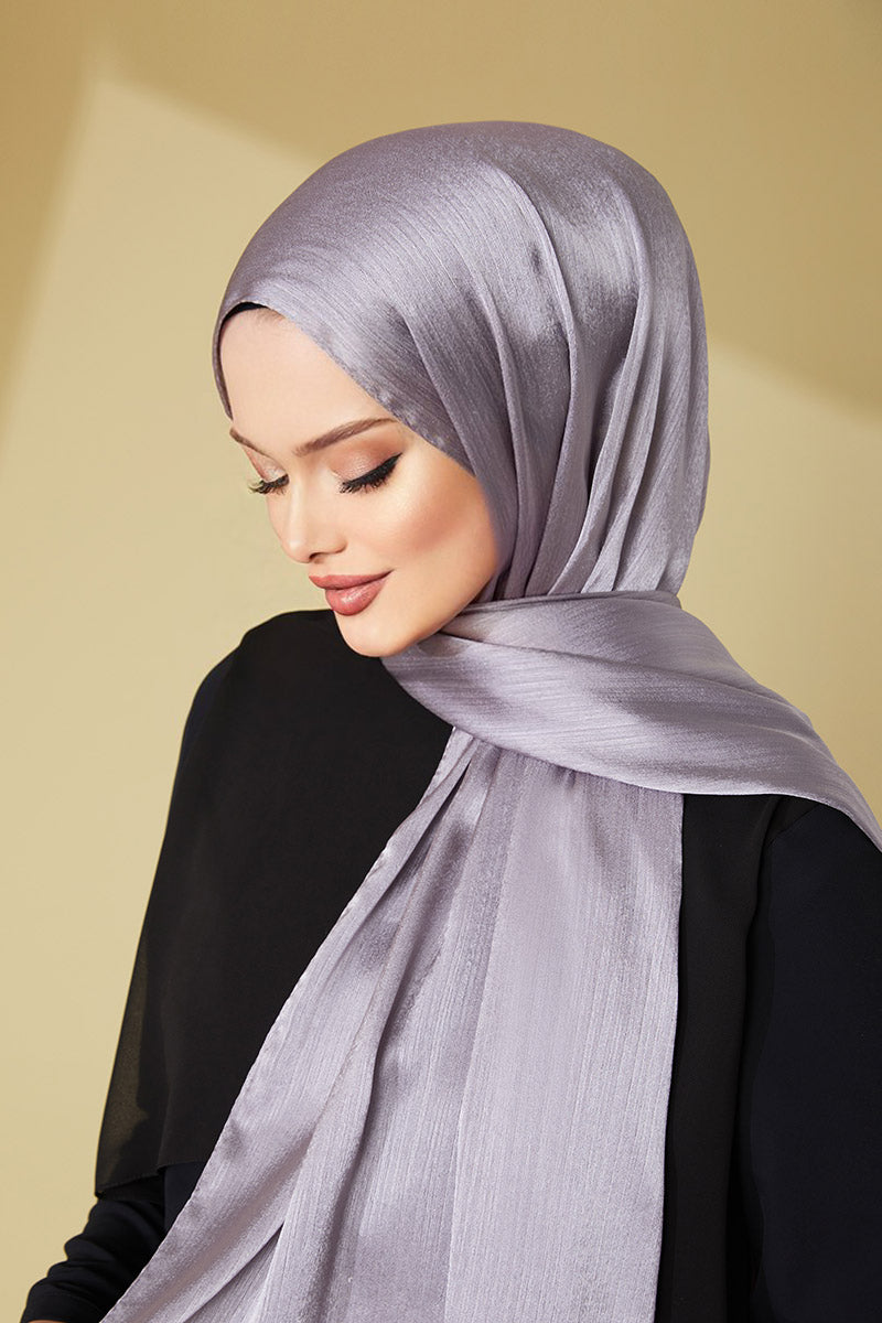 Janjan Chiffon Shawl Grey