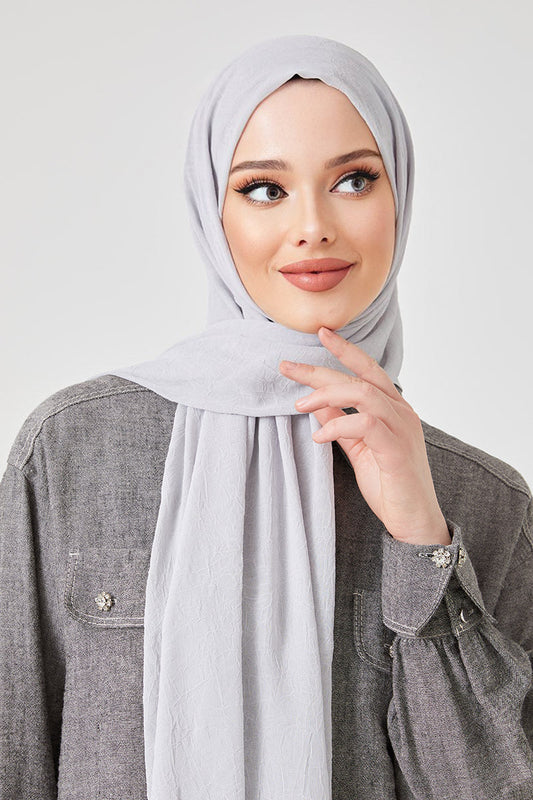 Bamboo Shawl Light Grey