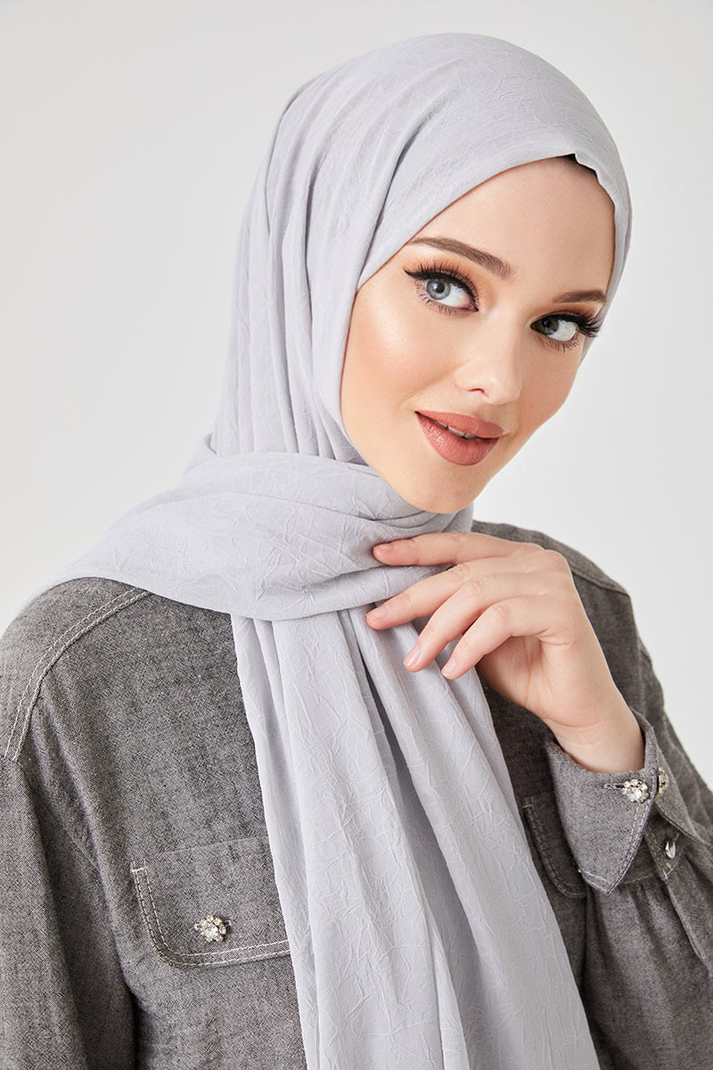 Bamboo Shawl Light Grey