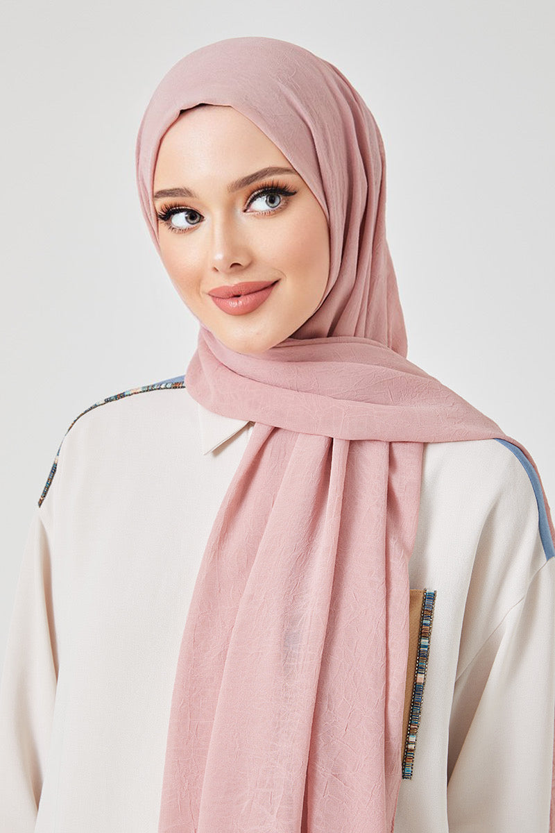 Bamboo Shawl Light Pink