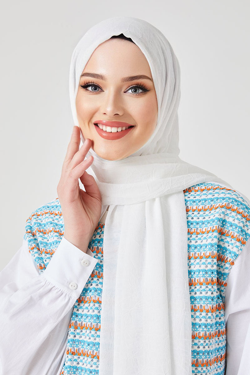 Bamboo Shawl White