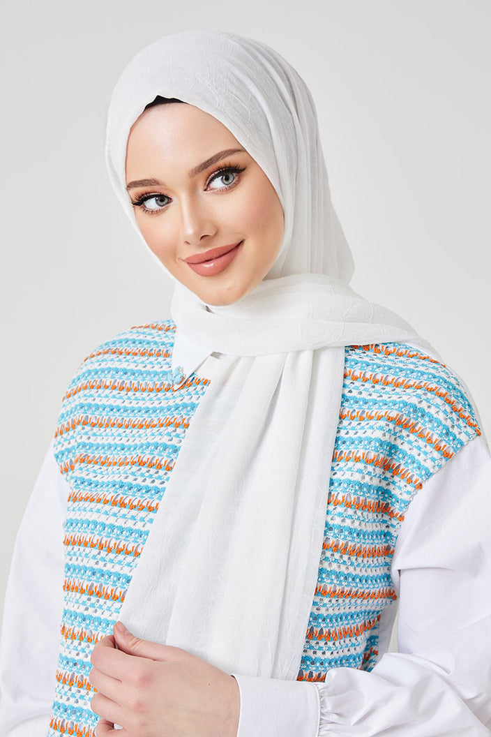 Bamboo Shawl White