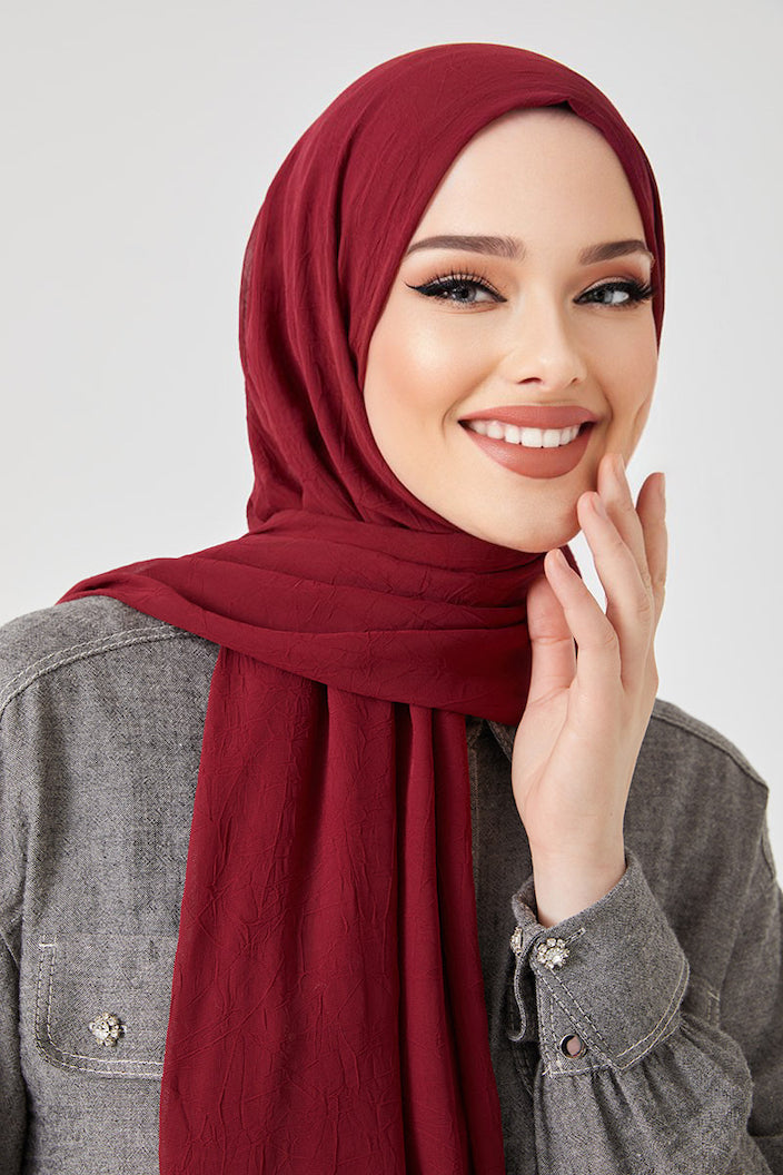 Bamboo Shawl Red