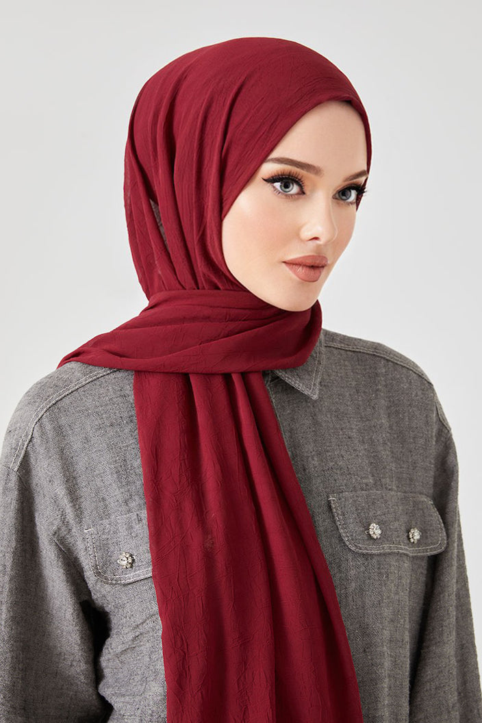 Bamboo Shawl Red