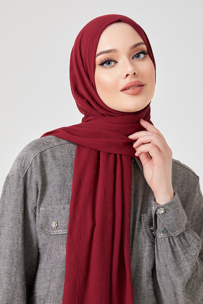 Bamboo Shawl Red