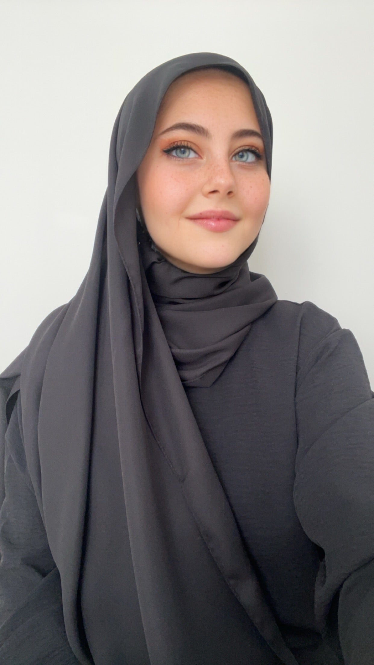 Practical Crepe Hijab- Black