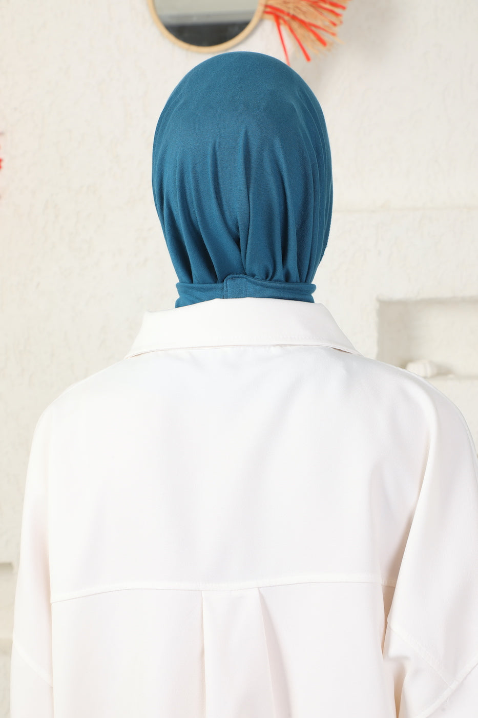 Turquoise Practical Jersey Hijab