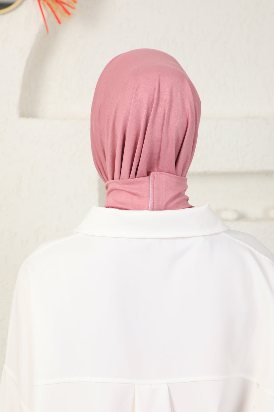 Pink Practical Jersey Hijab