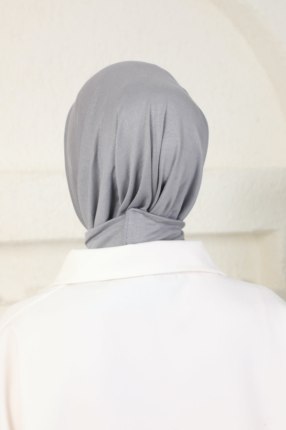 Grey Instant Jersey Hijab