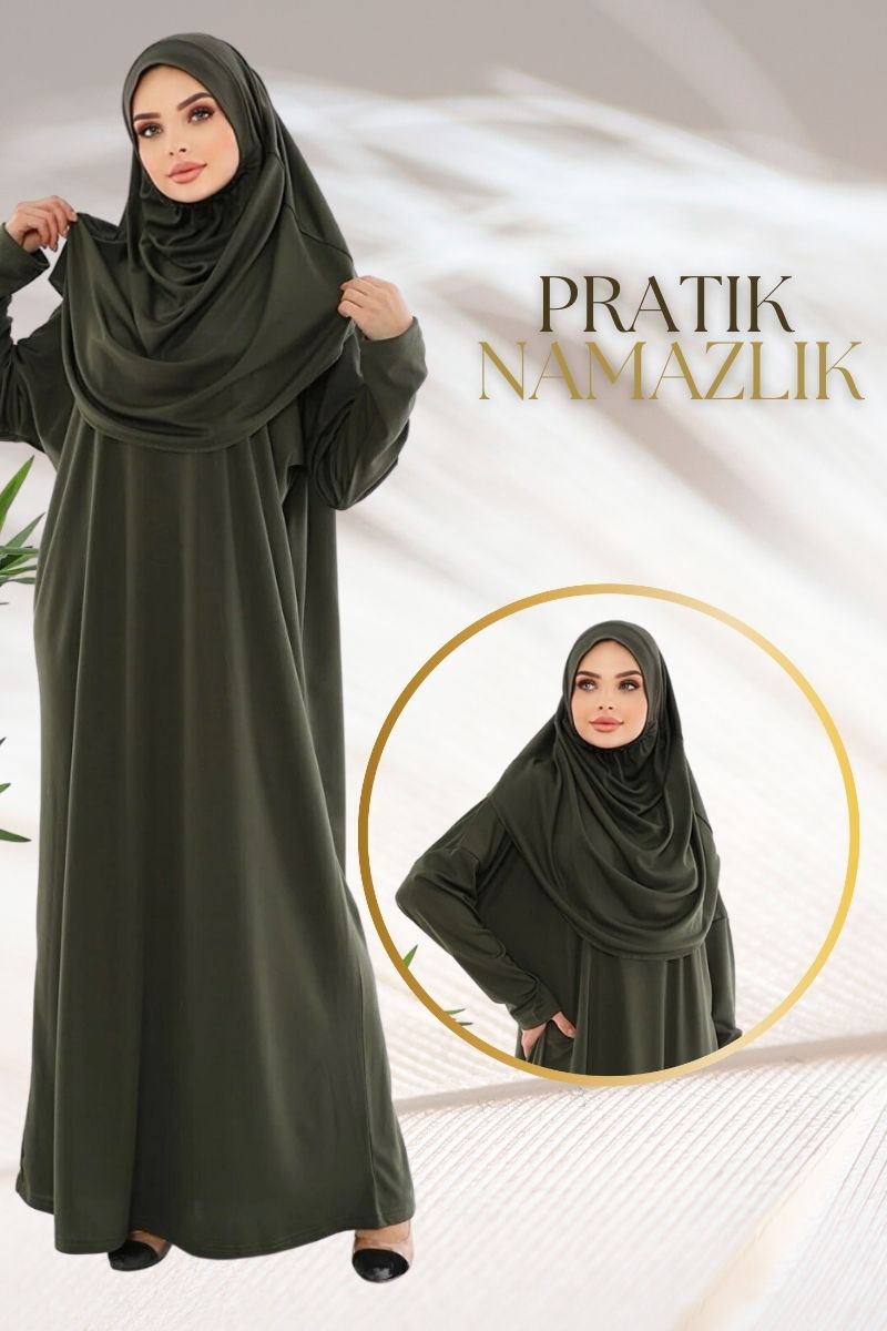 Green Instant Praying Dress