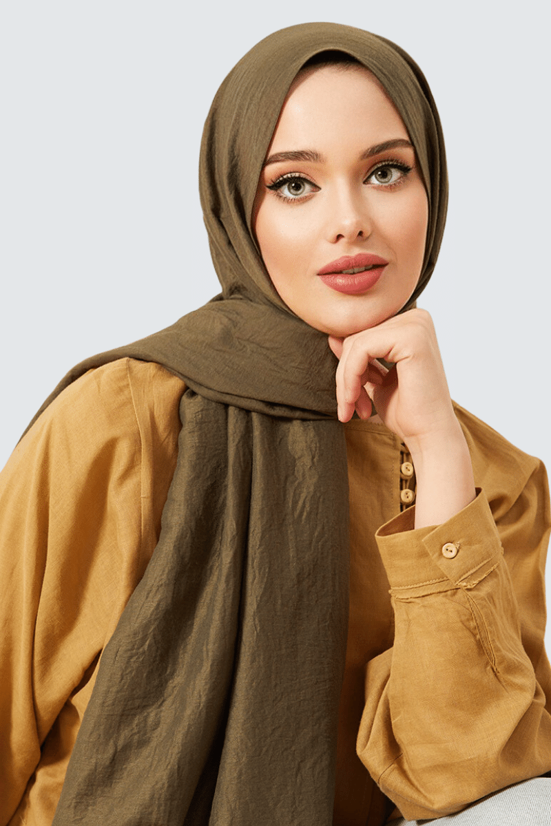 Natural Cotton Shawl Mustard