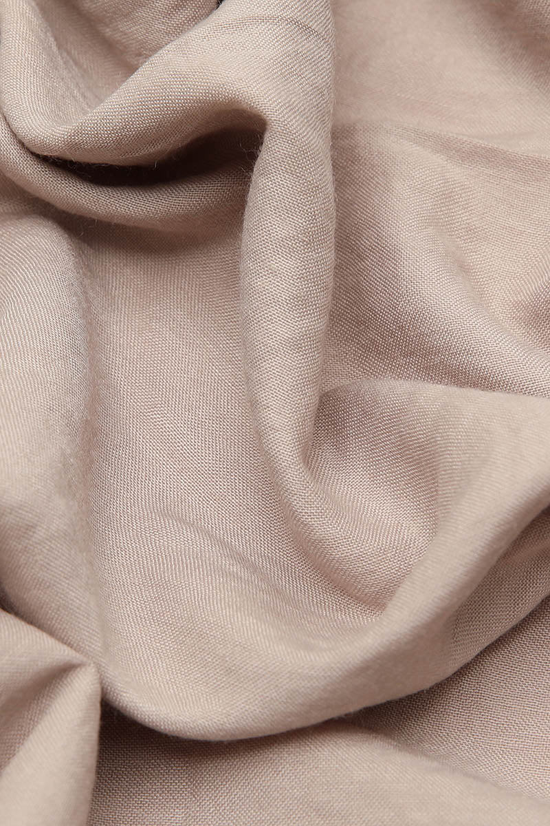 Natural Cotton Shawl Beige