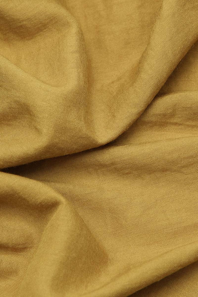 Natural Cotton Shawl Mustard